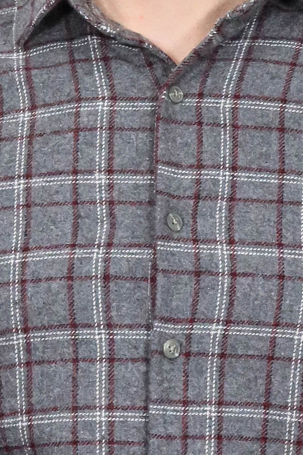 Checked Grey Men Lumberjack Shirt - Wessi