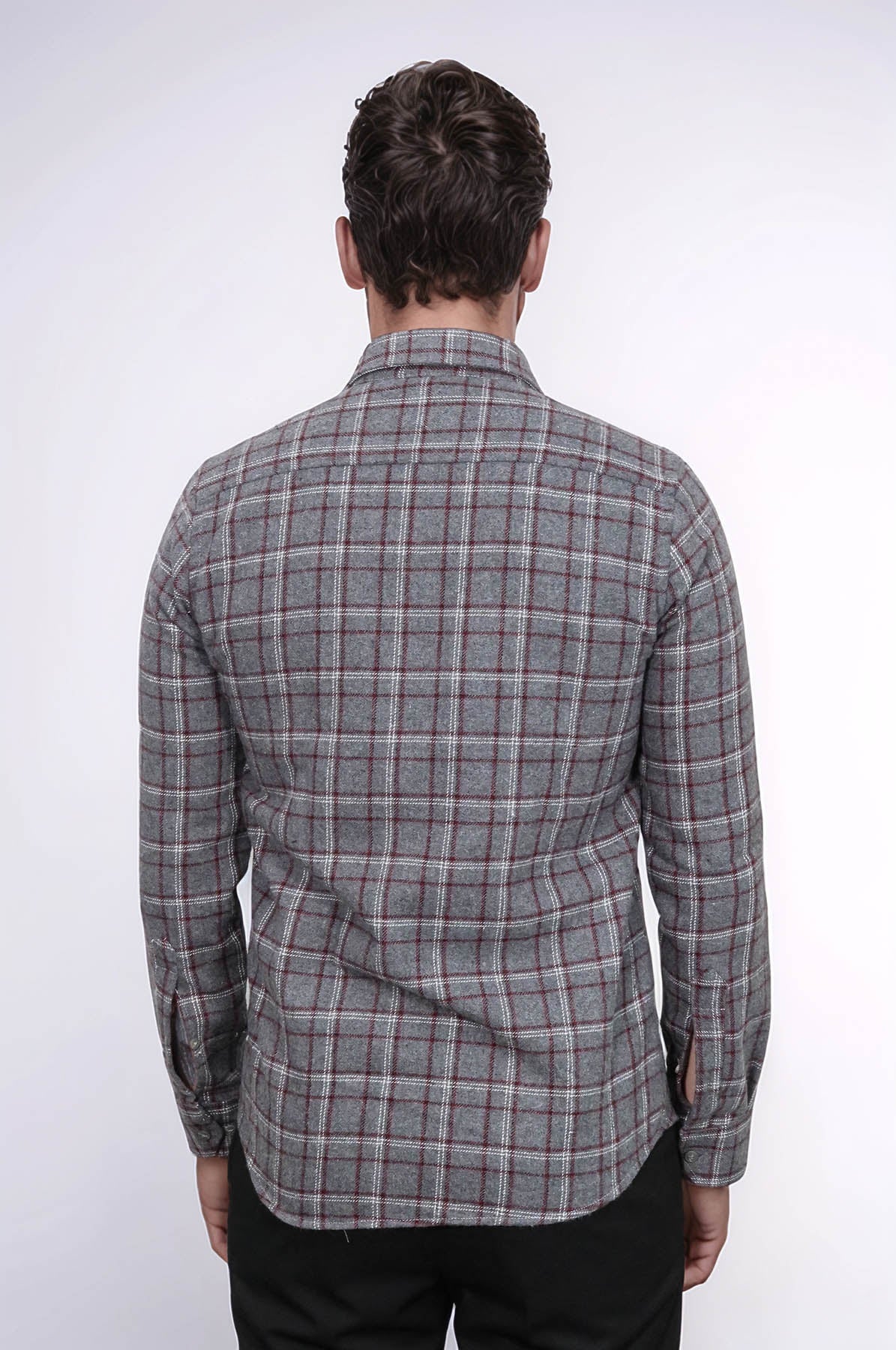 Checked Grey Men Lumberjack Shirt - Wessi