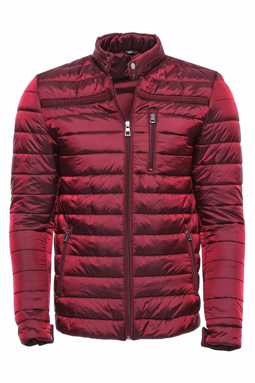 Burgundy Down Men Coat - Wessi