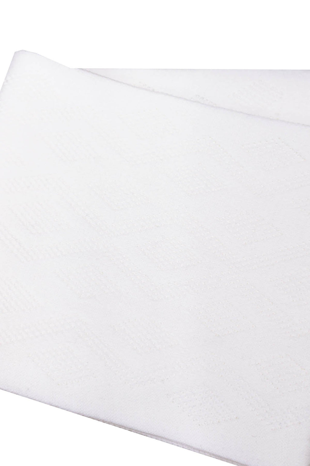 Diamond Patterned Men White Scarf - Wessi