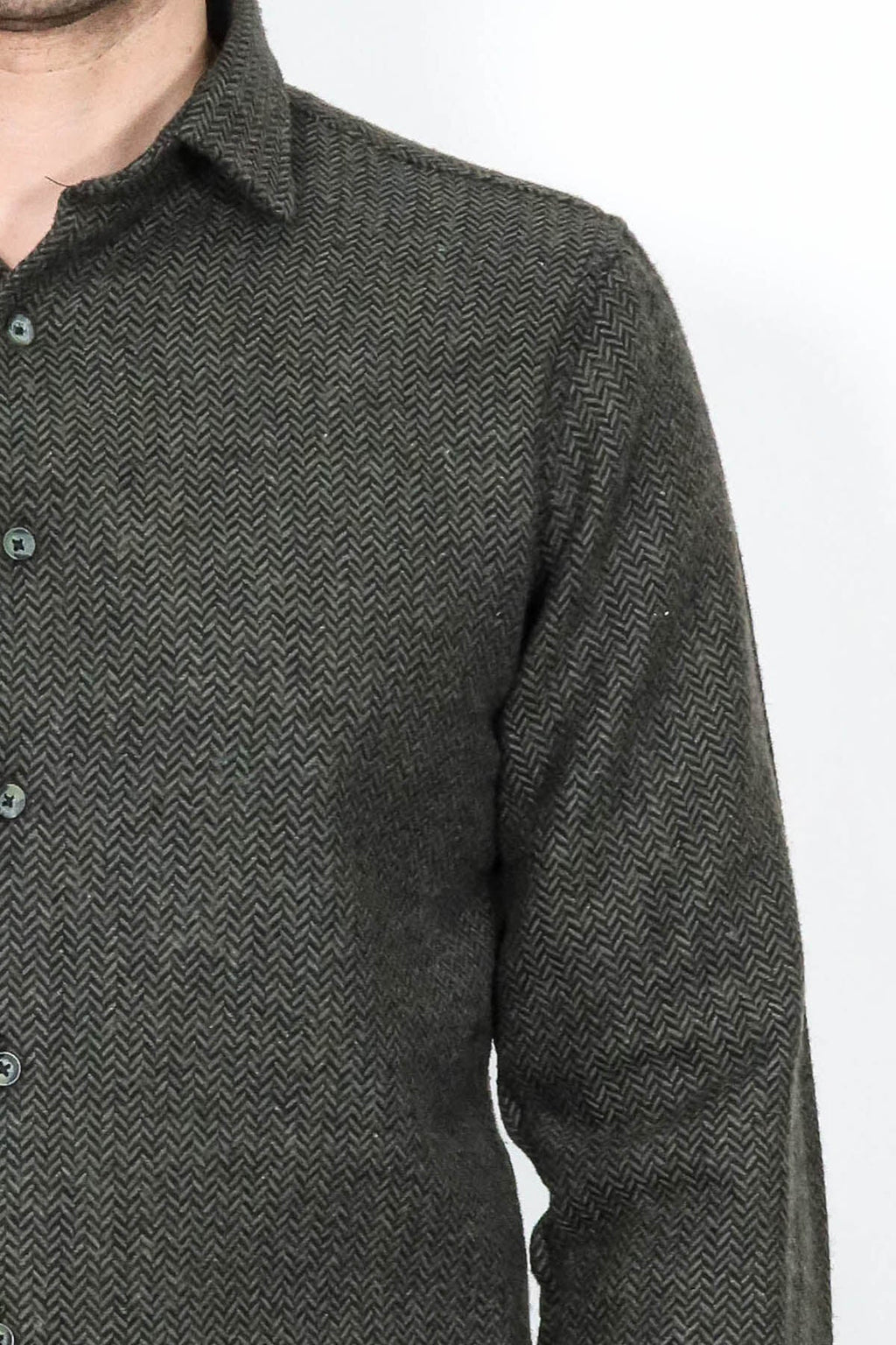 Plaid Green Men Lumberjack Shirt - Wessi